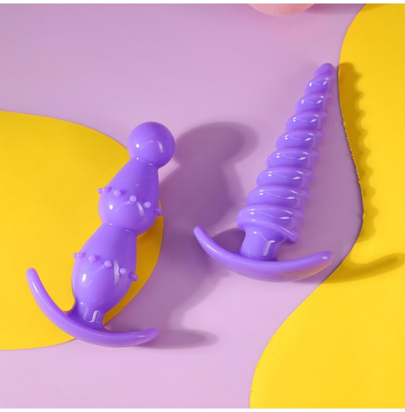 MizzZee - Ice Cream Cone Anal Butt Plug (Full Set 2 Pieces)